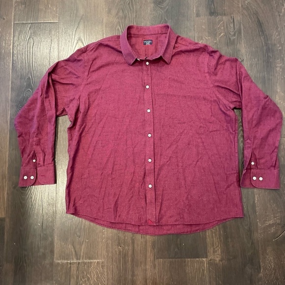 UNTUCKit Other - Untuckit maroon button down long sleeve shirt XXXL